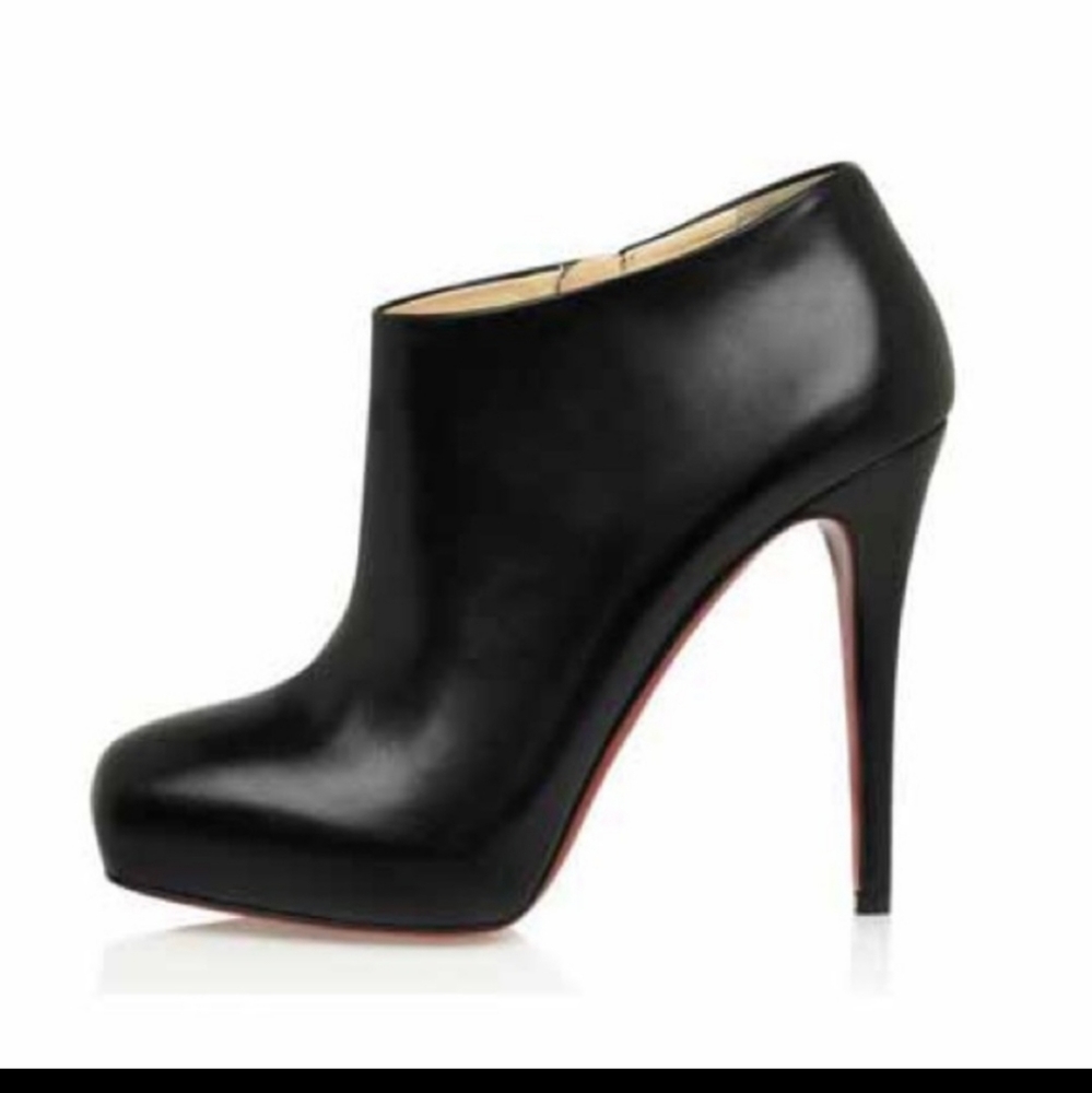 CHRISTIAN LOUBOUTIN Miss 120 Platform Ankle Boots - Picture 12 of 12